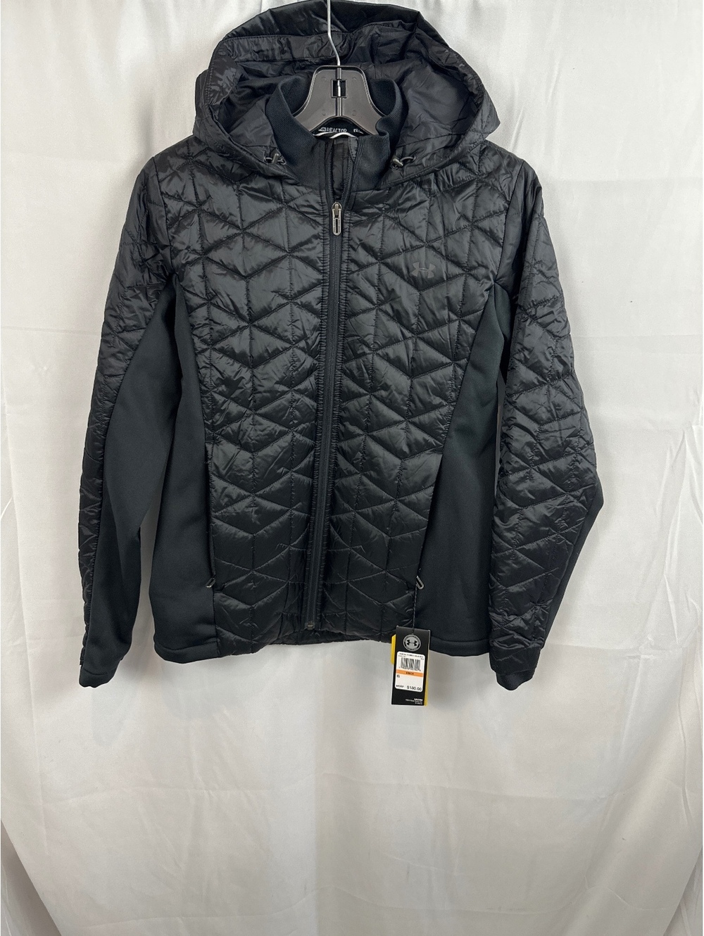 Under Armour Women's ColdGear Fitted Black Quilted Jacket, S